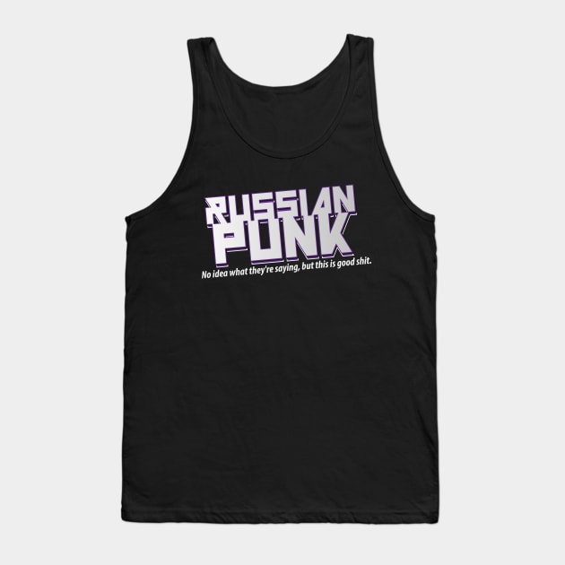 Russian Punk Dealer Tank Top by CTShirts
